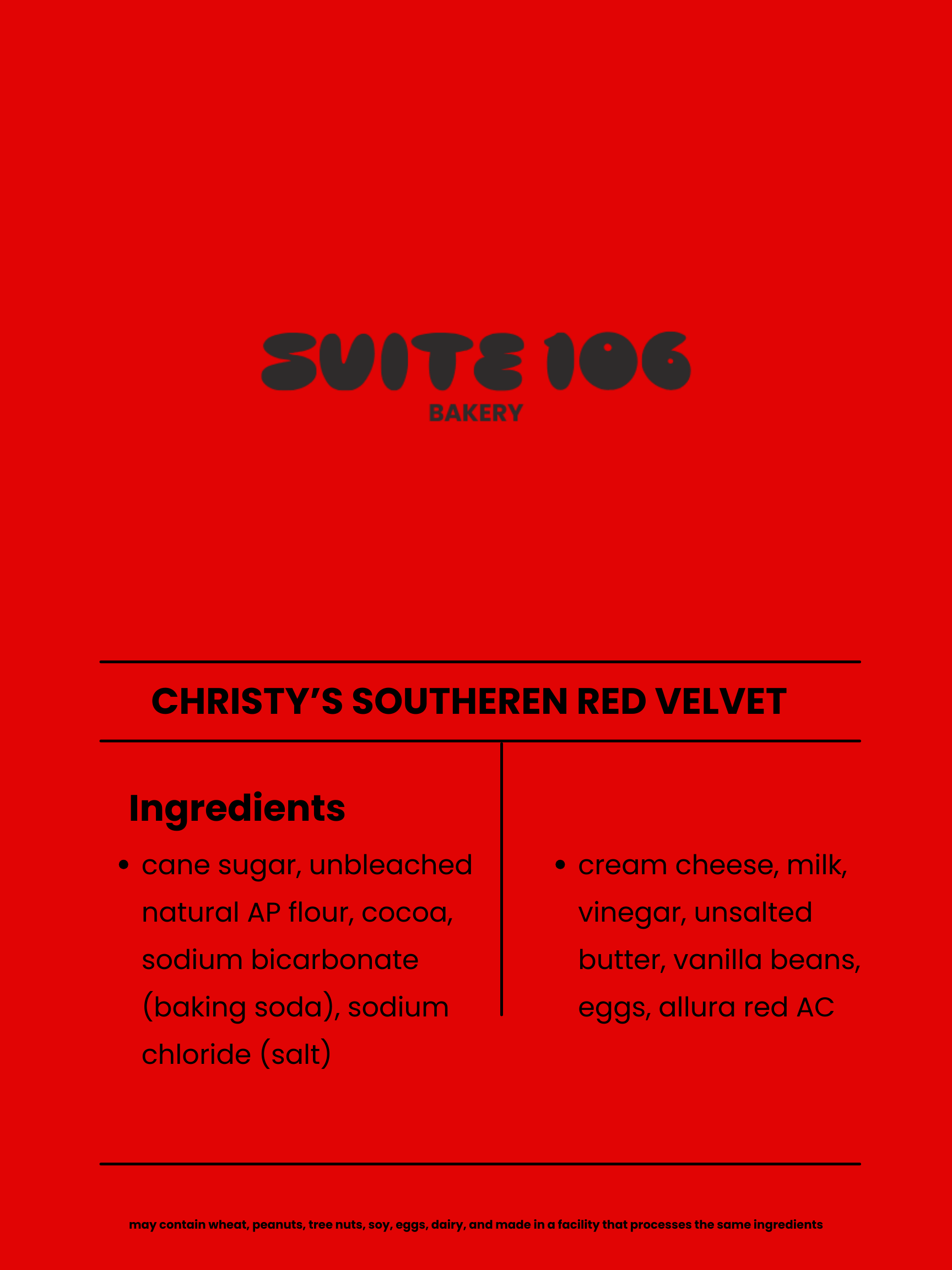 CHRISTY'S SOUTHERN RED VELVET