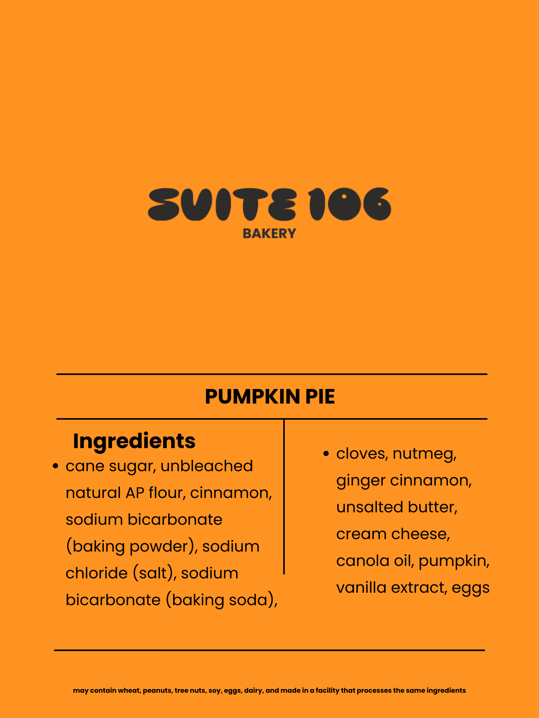 PUMPKIN PIE