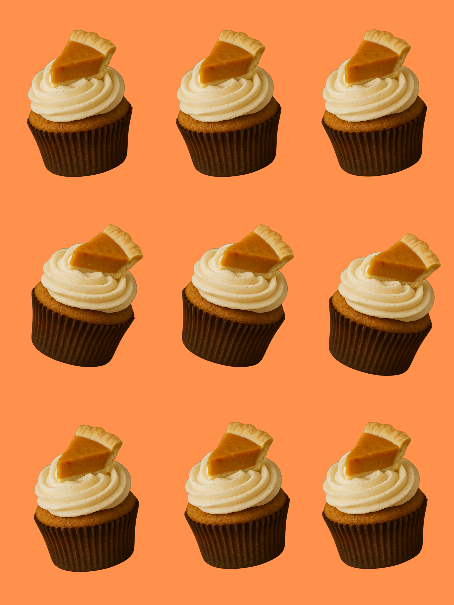 PUMPKIN CUPCAKE w/ CREAM CHEESE FROSTING RECIPE