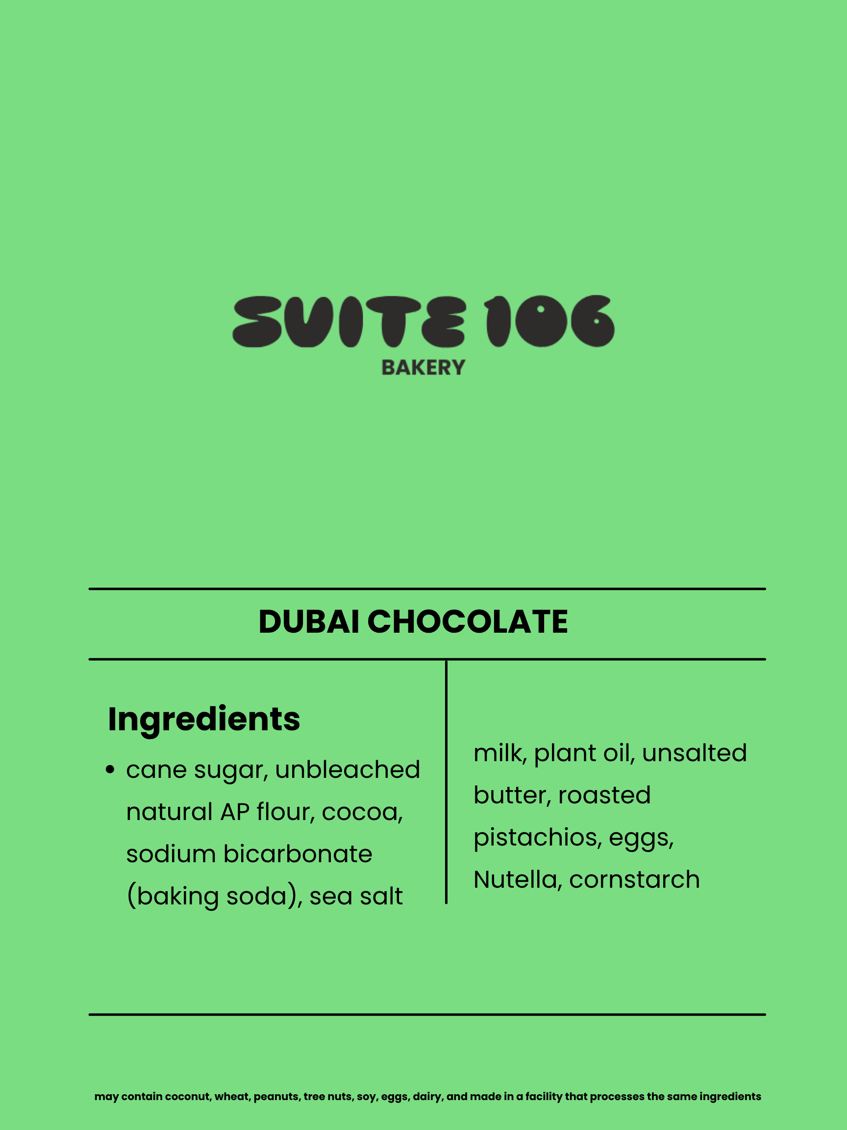 DUBAI CHOCOLATE