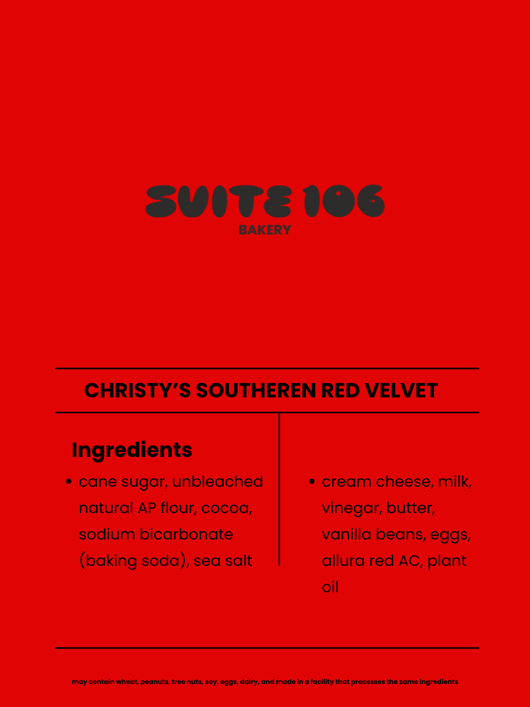 CHRISTY'S SOUTHERN RED VELVET