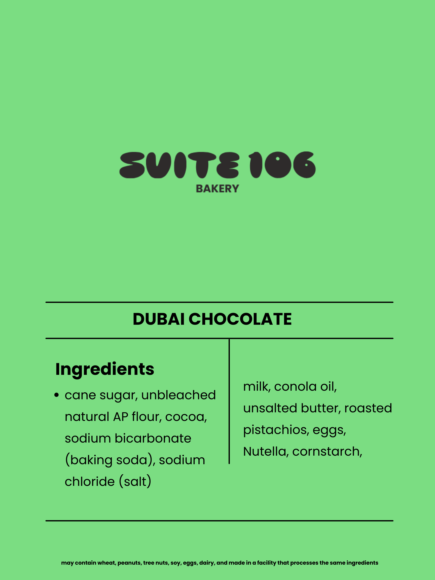 DUBAI CHOCOLATE